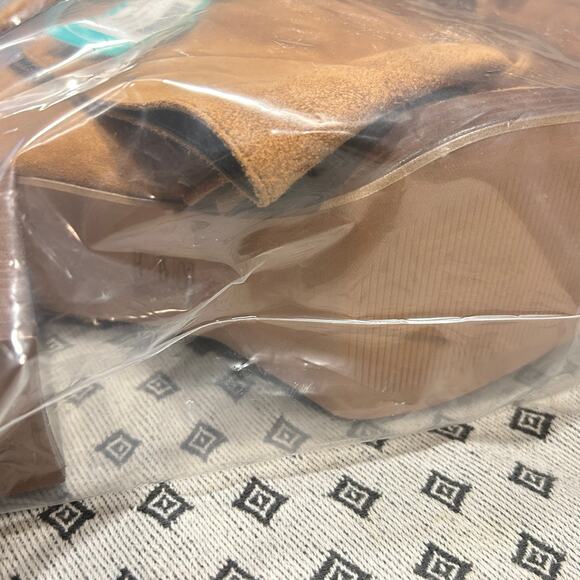 NWT FREE PEOPLE Suede Echo Platform Over The Knee Boots 8.5 Cognac Tan Camel - Picture 7 of 9